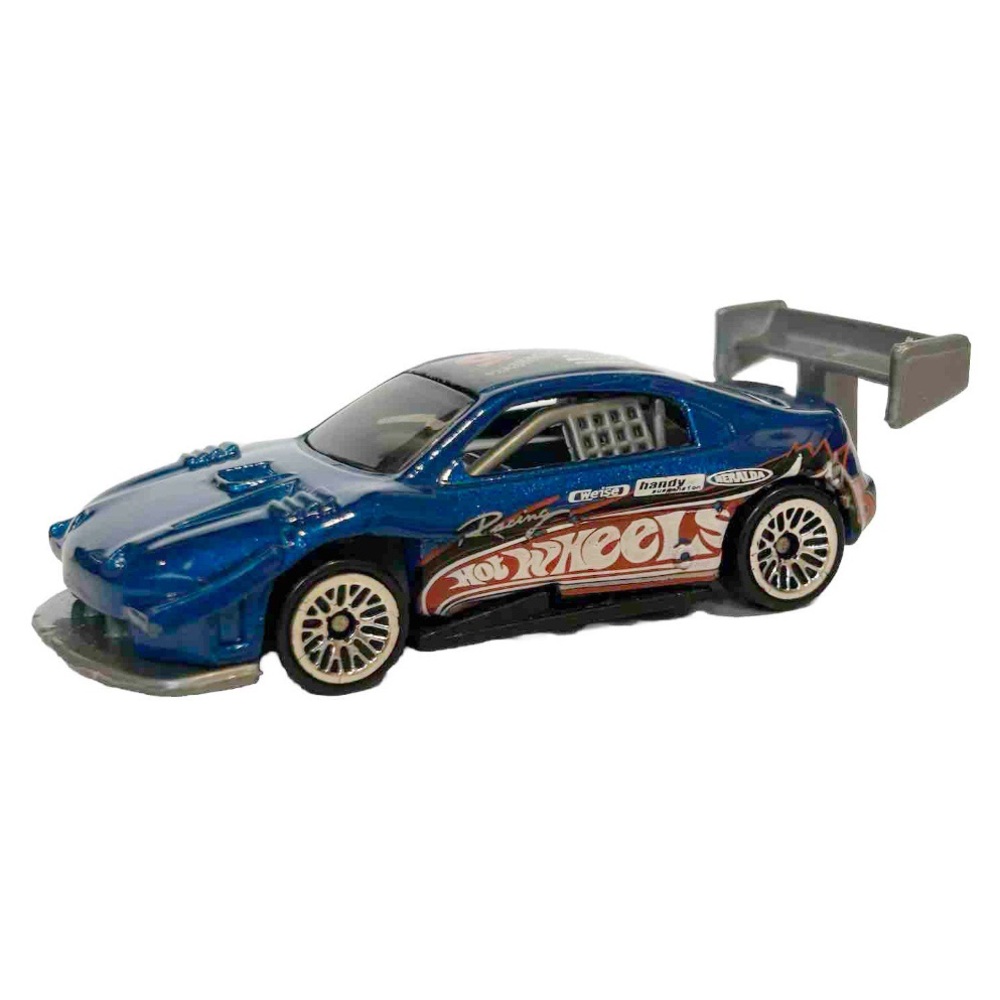 Vintage 1997 Hot Wheels Pikes Peak Celica Die Cast Model Race Car Metallic Blue